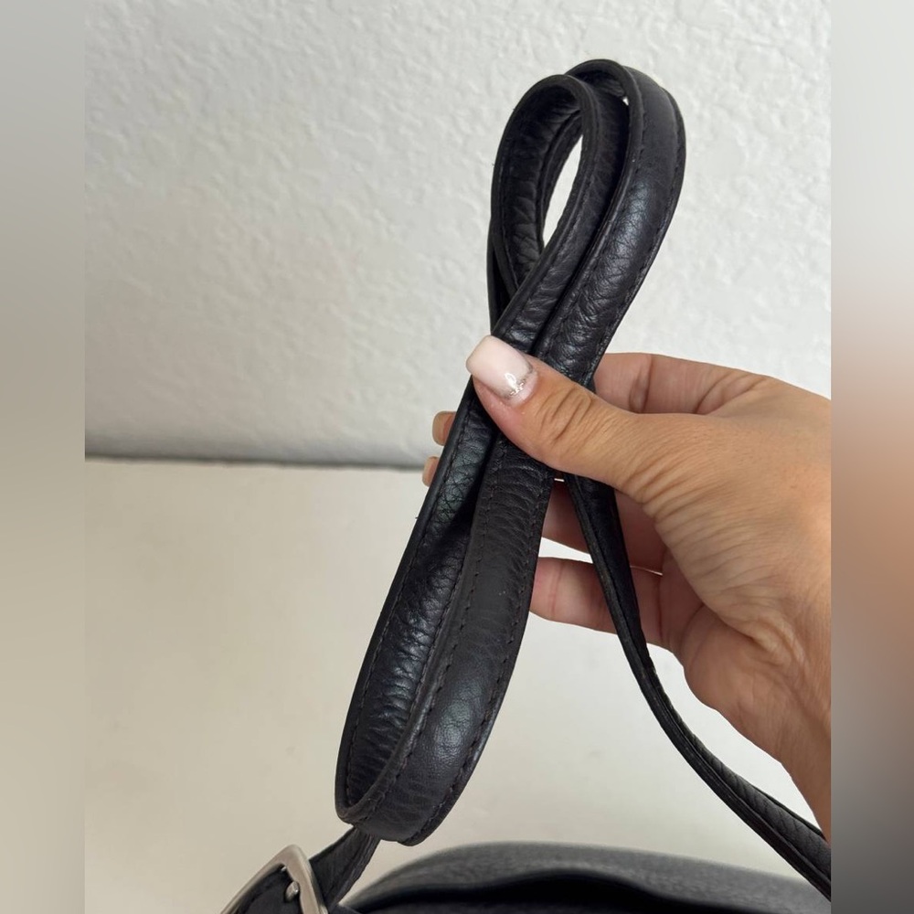Coach Hudson Vintage Dark Brown Pebbled Leather Crossbody Bag - Picture 8 of 14
